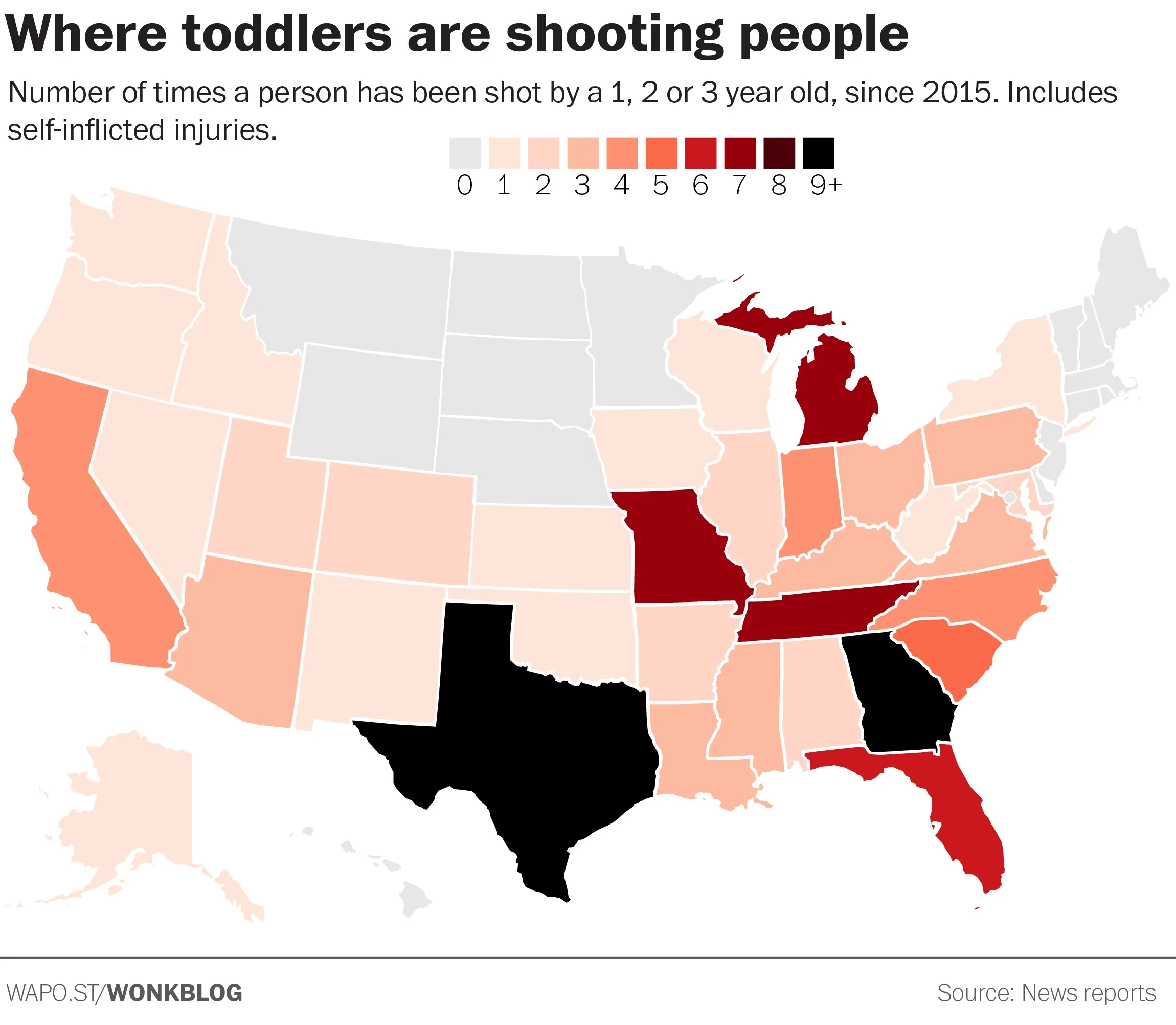 Gun Violence Map of the United States Gun Violence Map of the United States