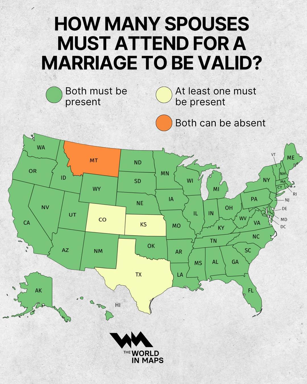 Marriage Validity Attendance Requirements Map Marriage Validity Attendance Requirements Map
