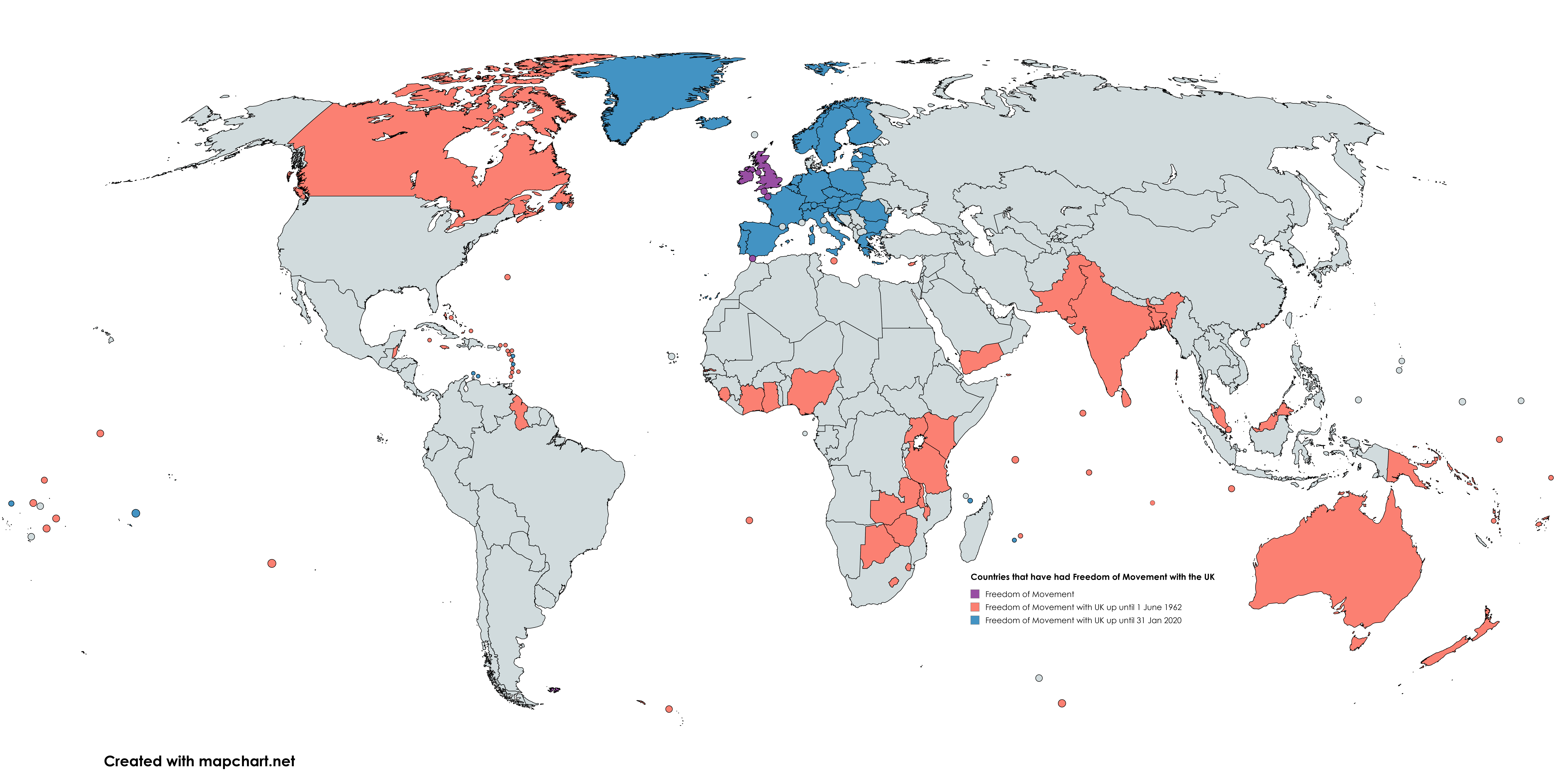 UK Historical Freedom of Movement Regimes Map UK Historical Freedom of Movement Regimes Map