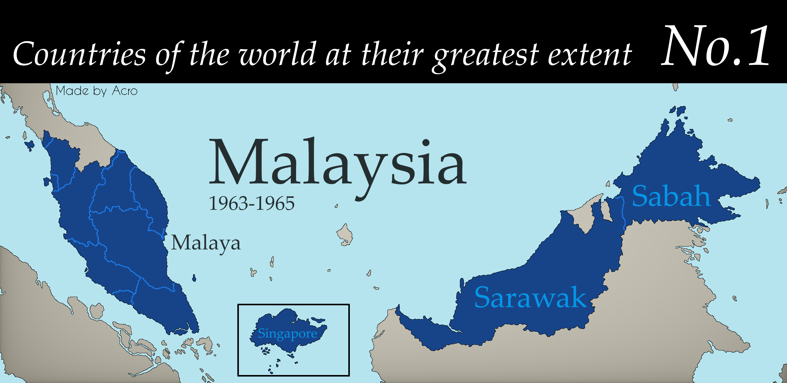 Countries at Their Greatest Extent Map Countries at Their Greatest Extent Map