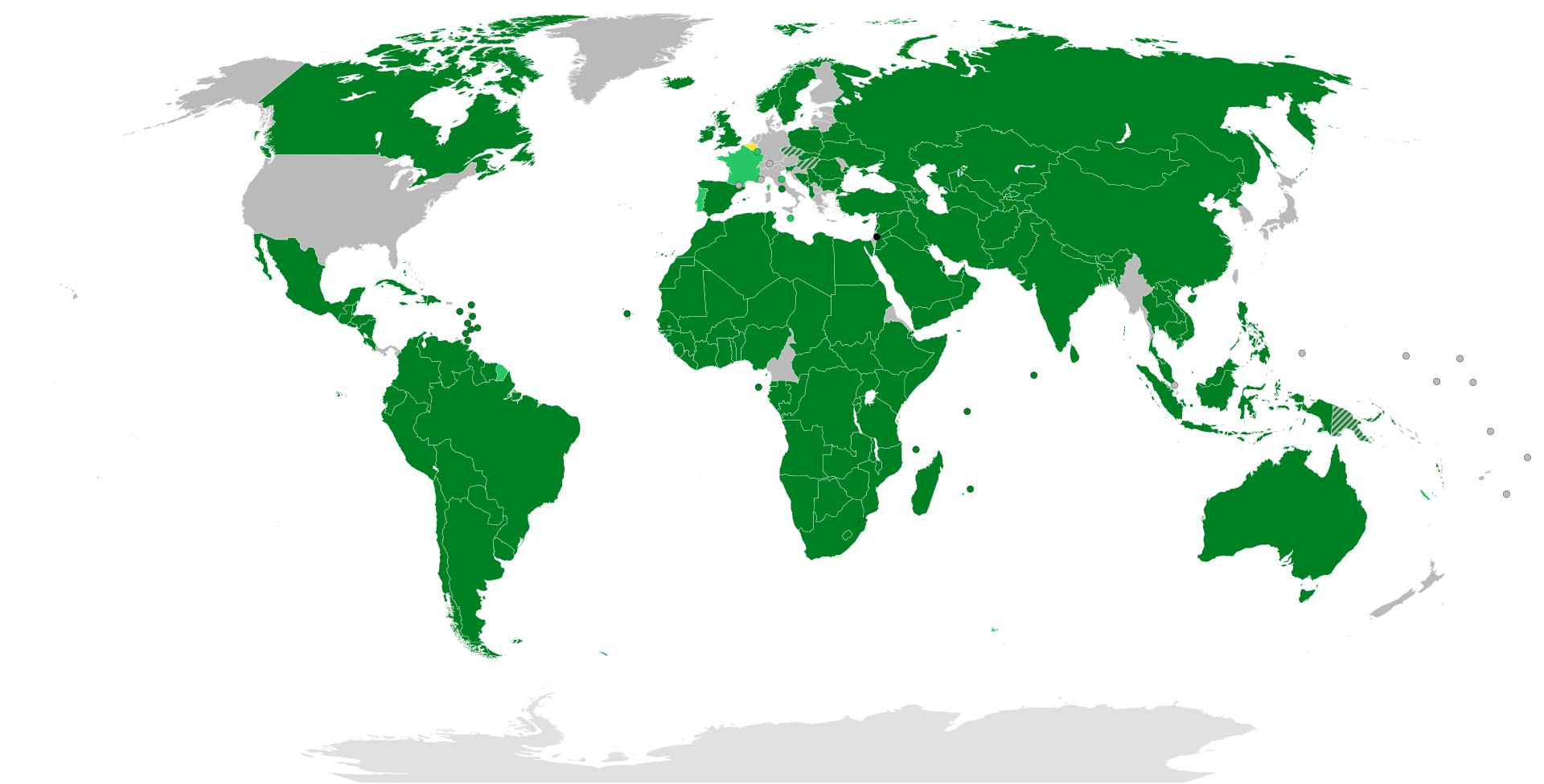 International Recognition of the State of Palestine Map International Recognition of the State of Palestine Map