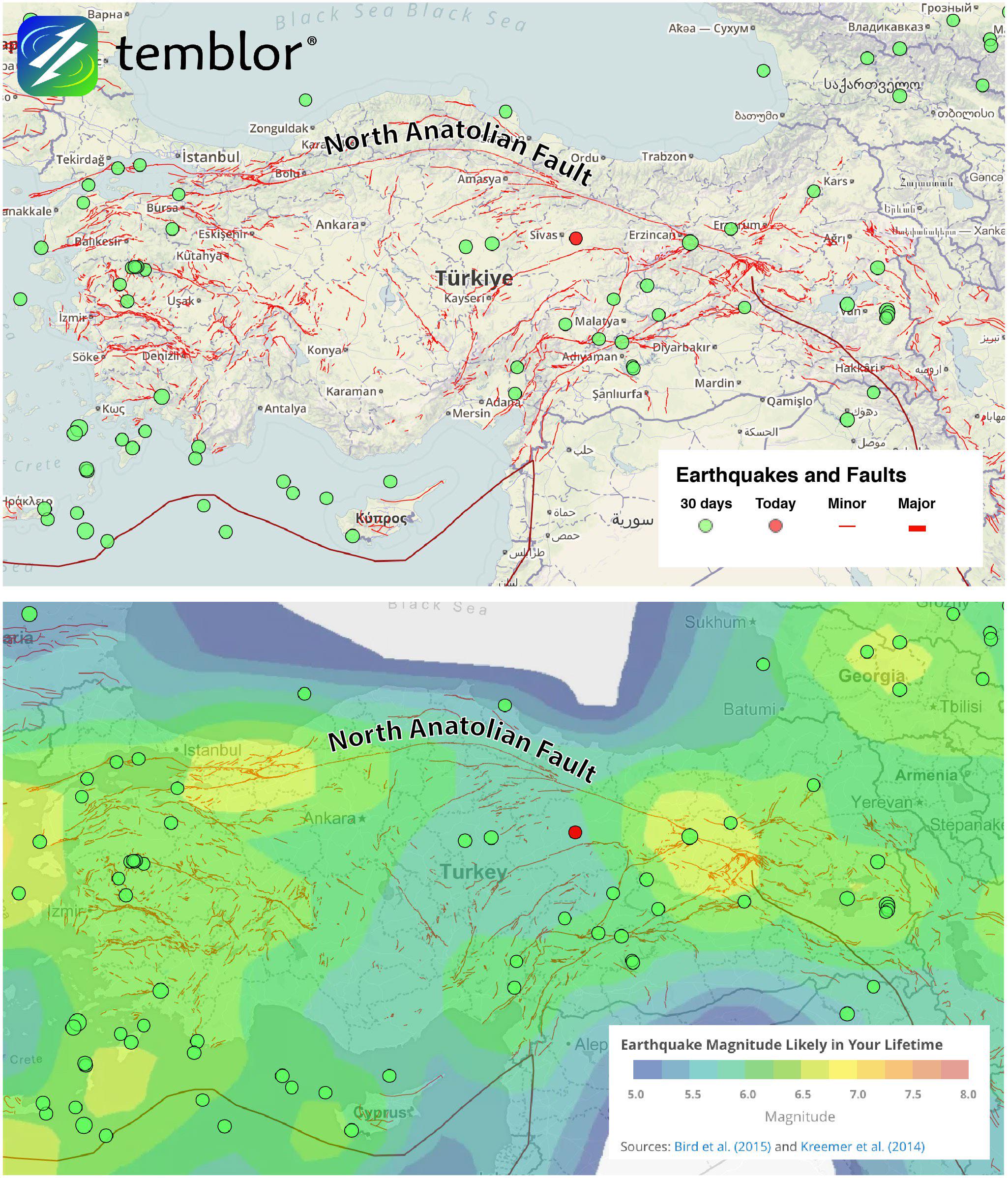 Turkey Fault Map Turkey Fault Map