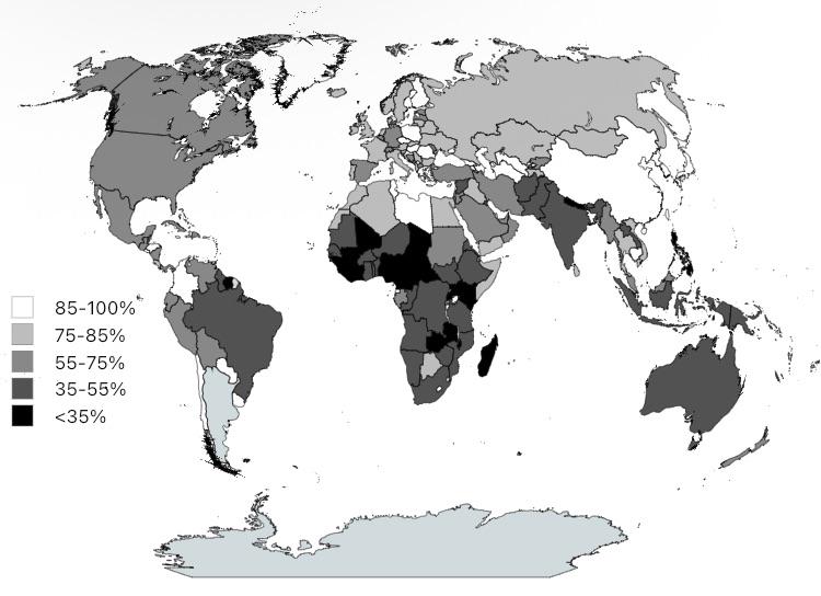Map of Countries by Largest Ethnic Group Size Map of Countries by Largest Ethnic Group Size