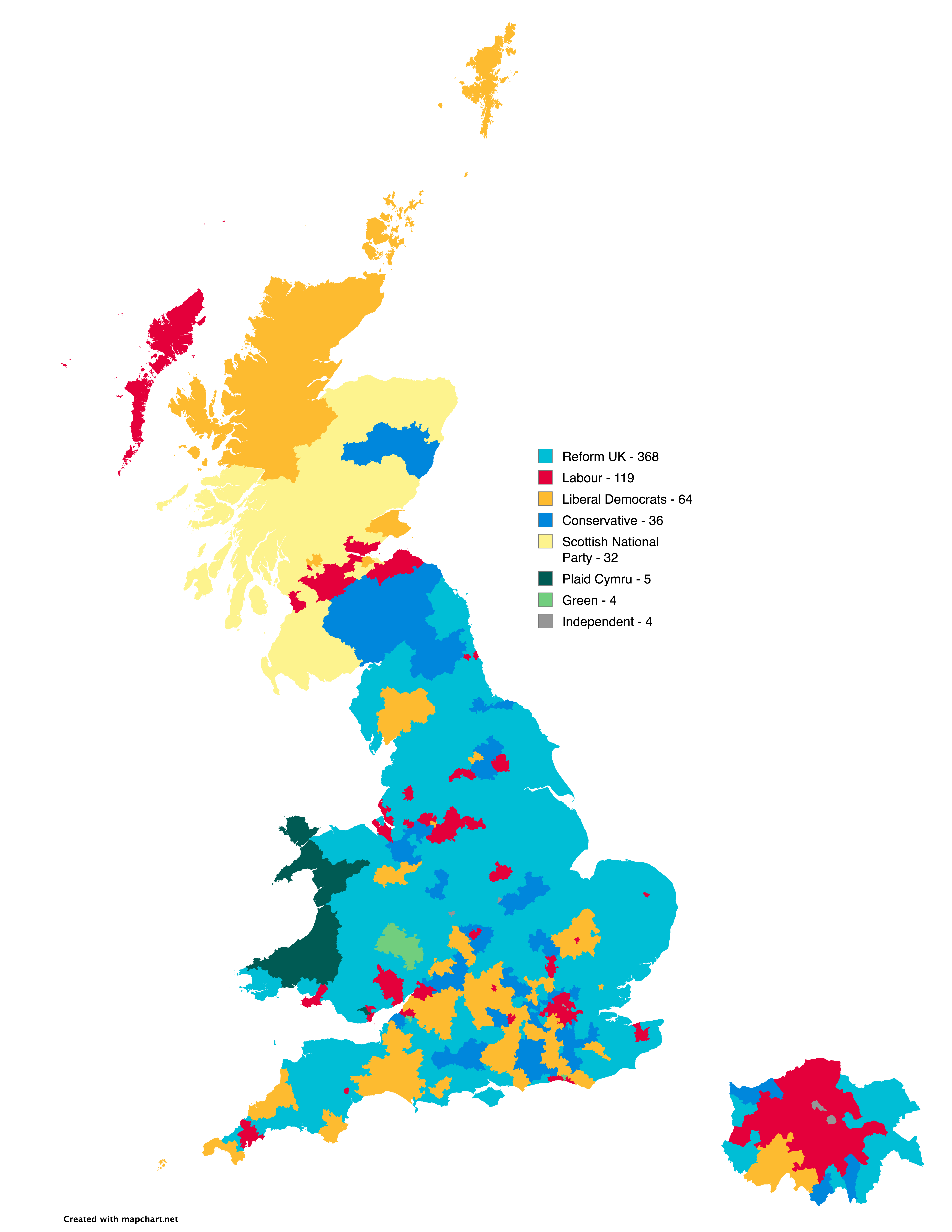 UK Election Prediction Map by Electoral Calculus UK Election Prediction Map by Electoral Calculus