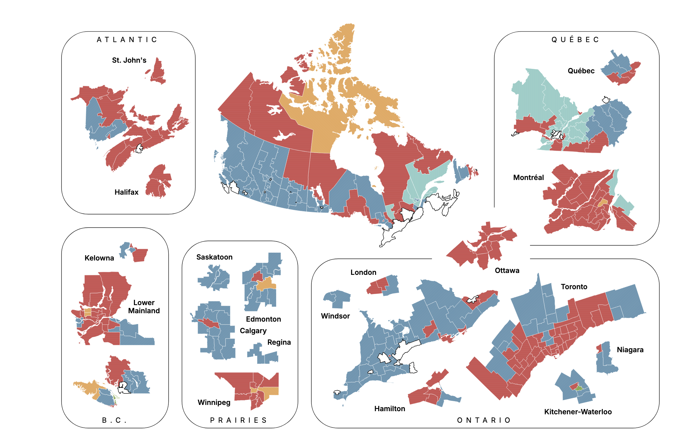 Canadian Election Projection Map September 2025 Canadian Election Projection Map September 2025