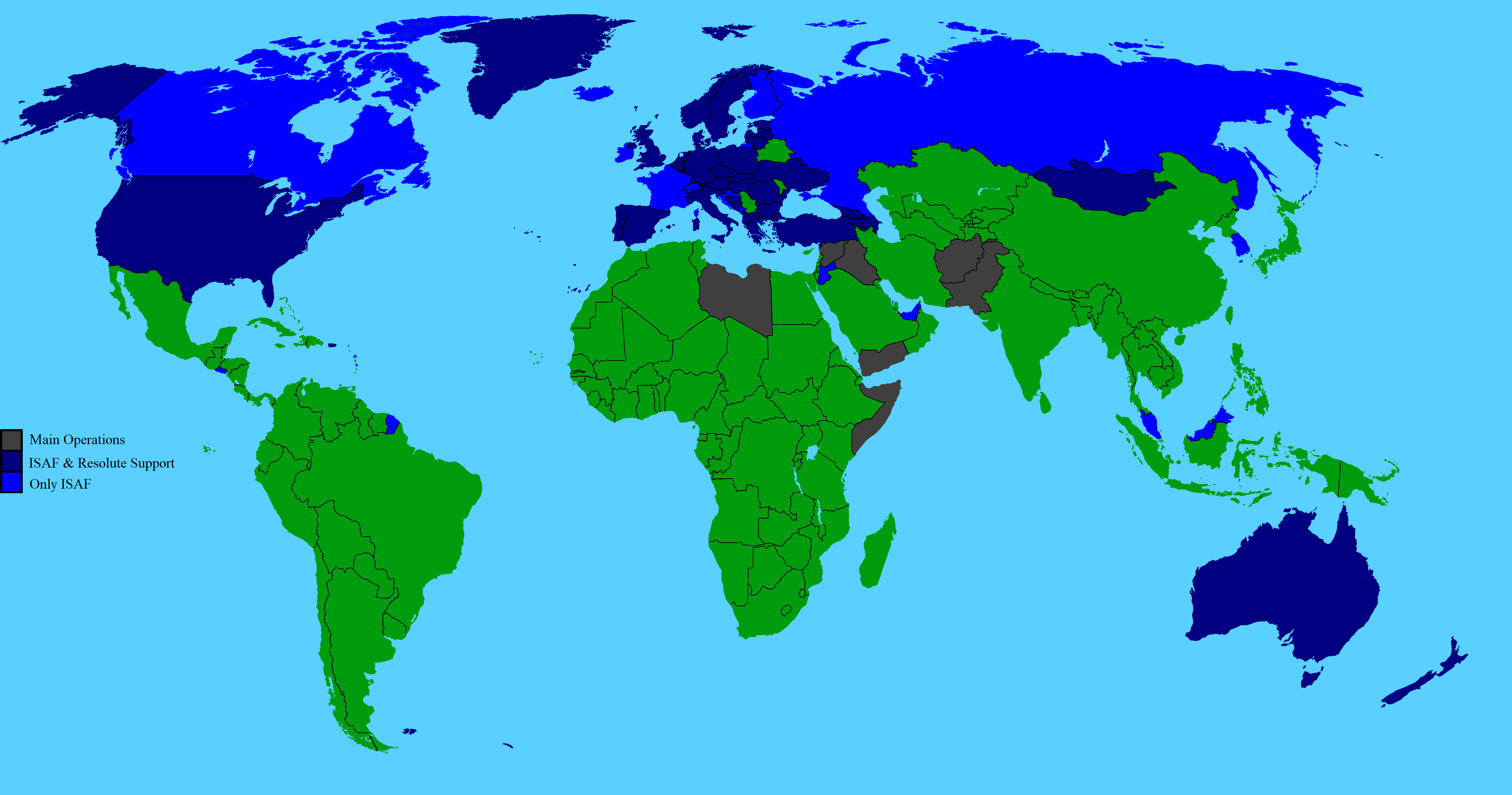World Map of War on Terror Events in Afghanistan World Map of War on Terror Events in Afghanistan