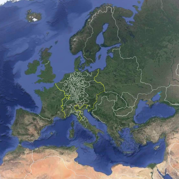 World Map of Trade Routes in 1600 World Map of Trade Routes in 1600