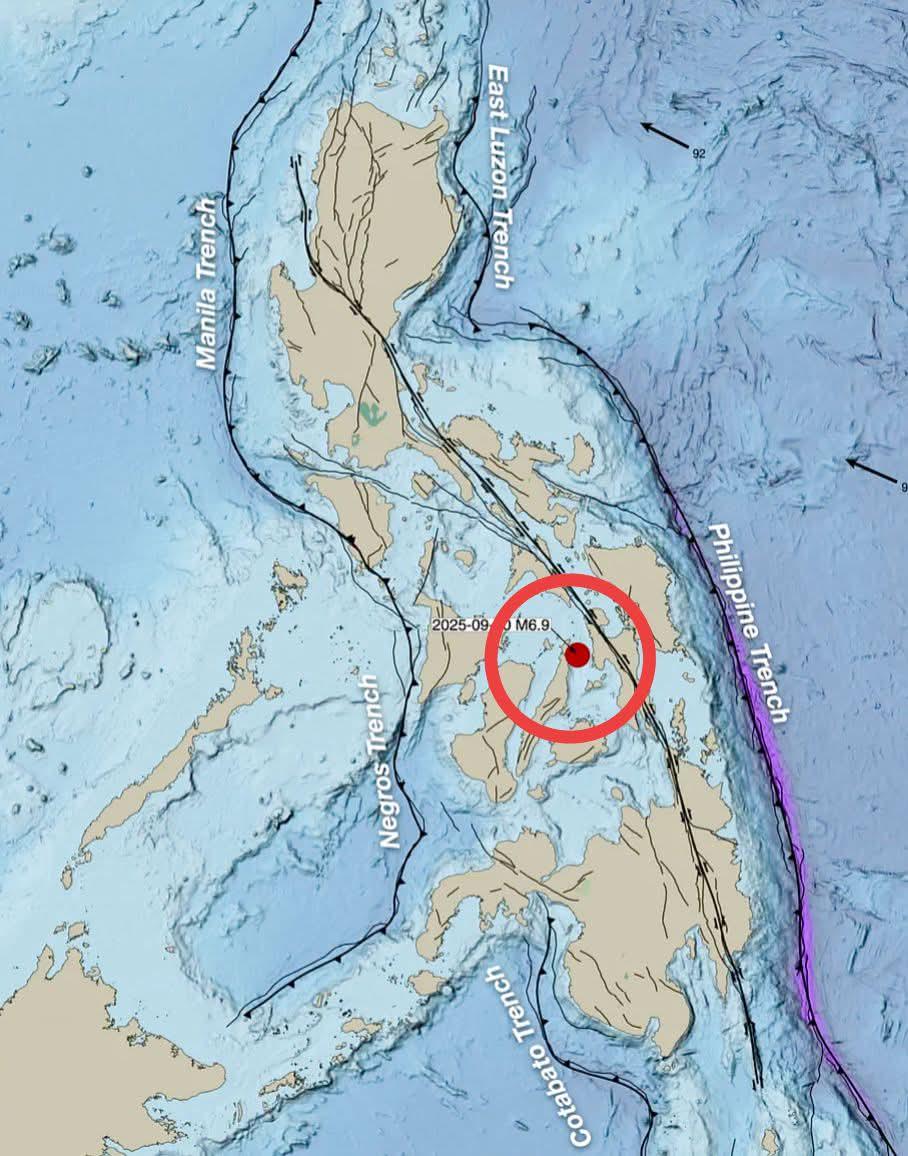 Major Fault Lines and Trenches Map of the Philippines Major Fault Lines and Trenches Map of the Philippines