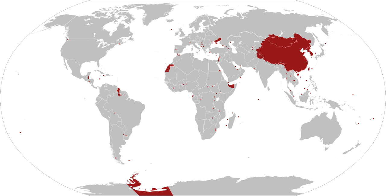 Map of Disputed Territories Around the World Map of Disputed Territories Around the World