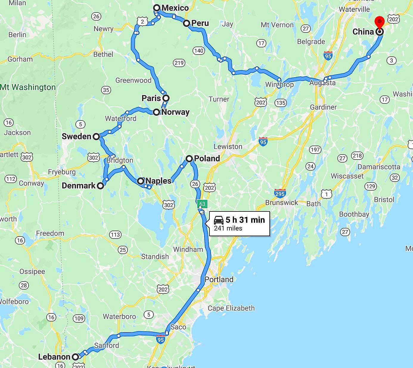 Cultural Landmarks Map of Maine Cultural Landmarks Map of Maine