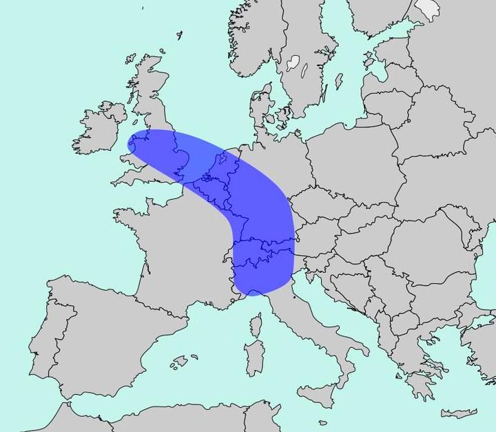 Population Density Map of Europe
