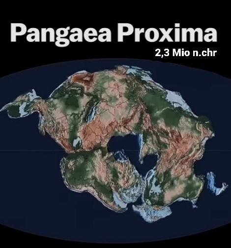 Map of Pangea Proxima Map of Pangea Proxima