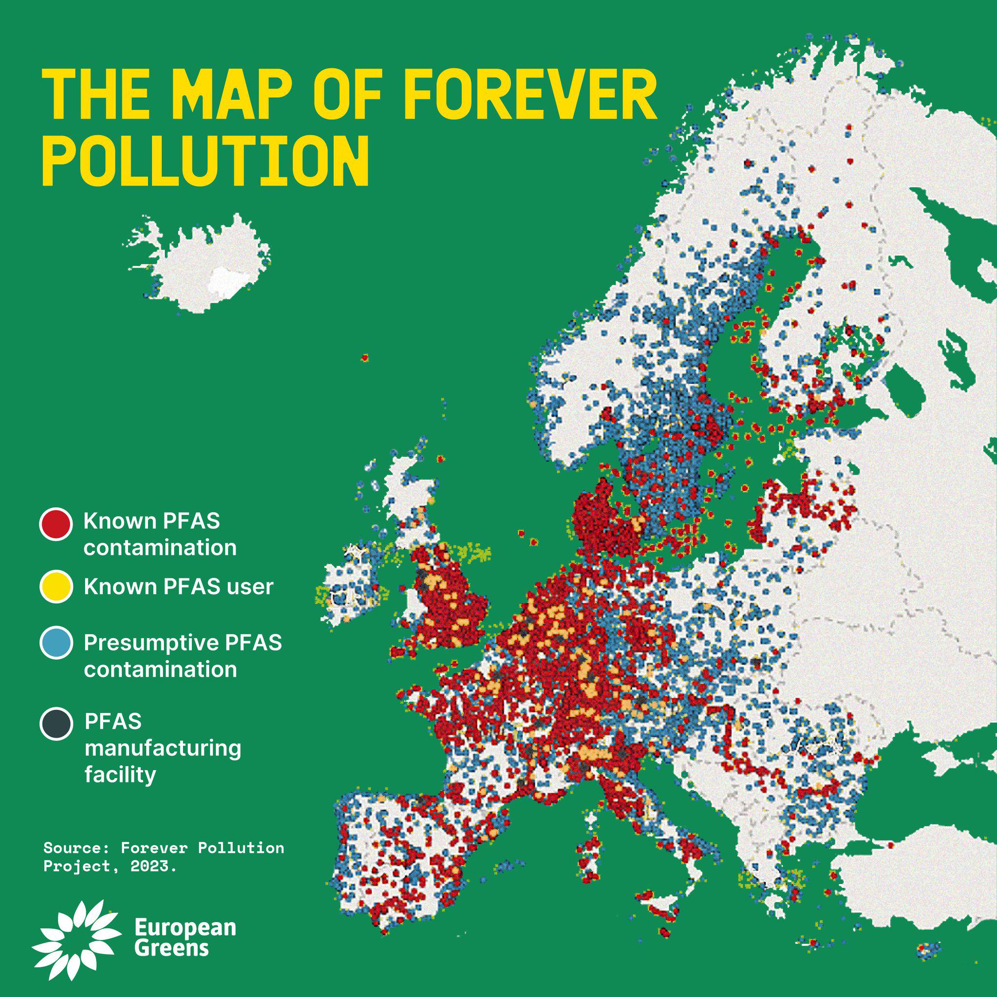 PFAS Contamination Map PFAS Contamination Map