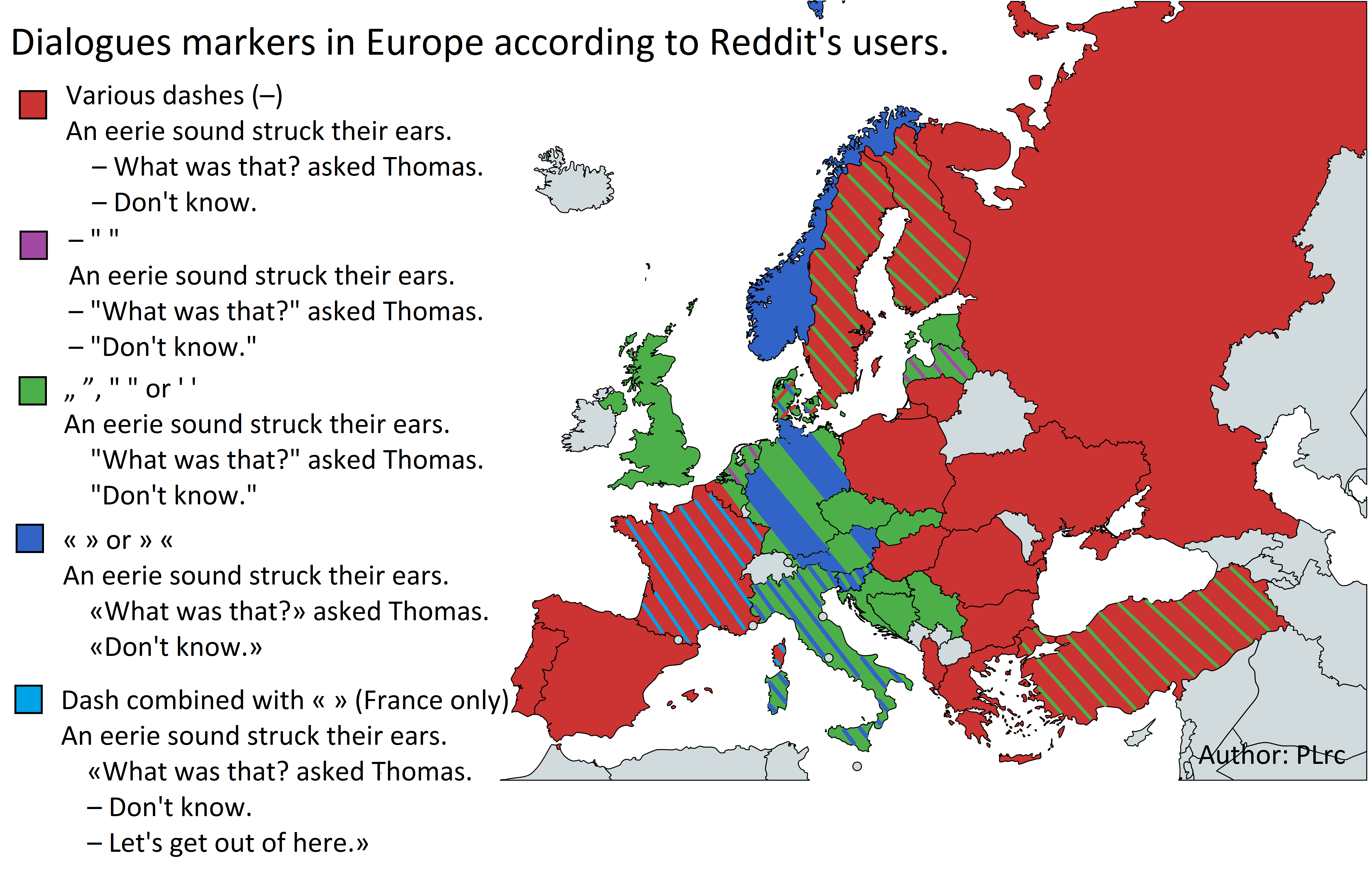 Dialogue Markers in Europe Map Dialogue Markers in Europe Map