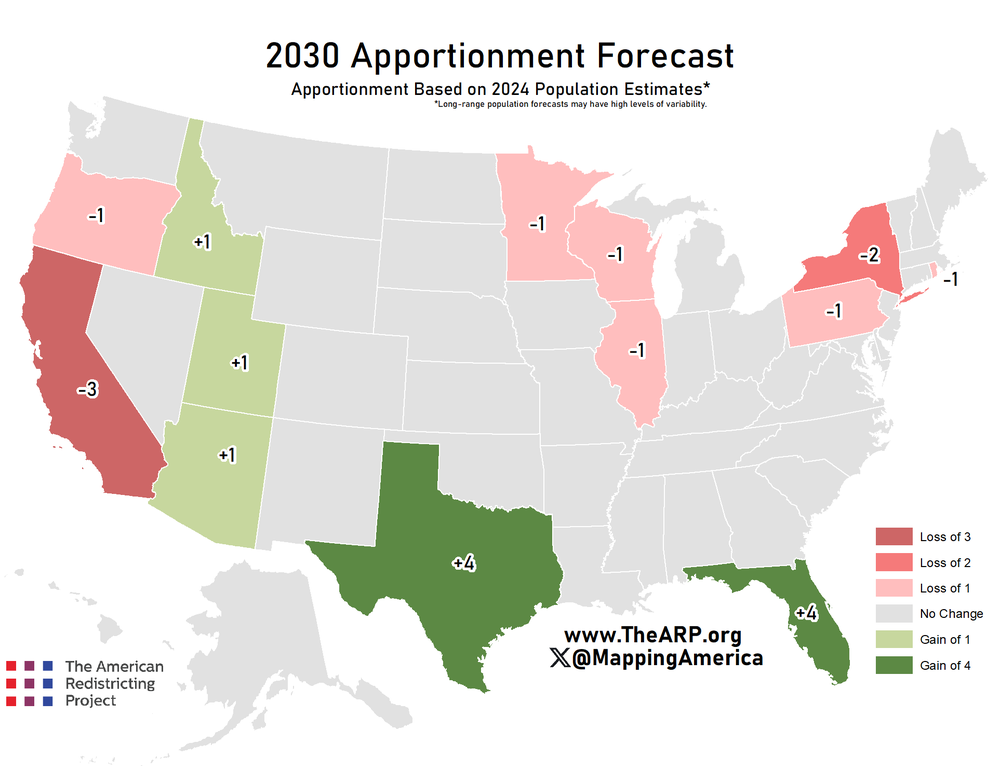 Electoral College Votes Forecast Map 2030 Electoral College Votes Forecast Map 2030