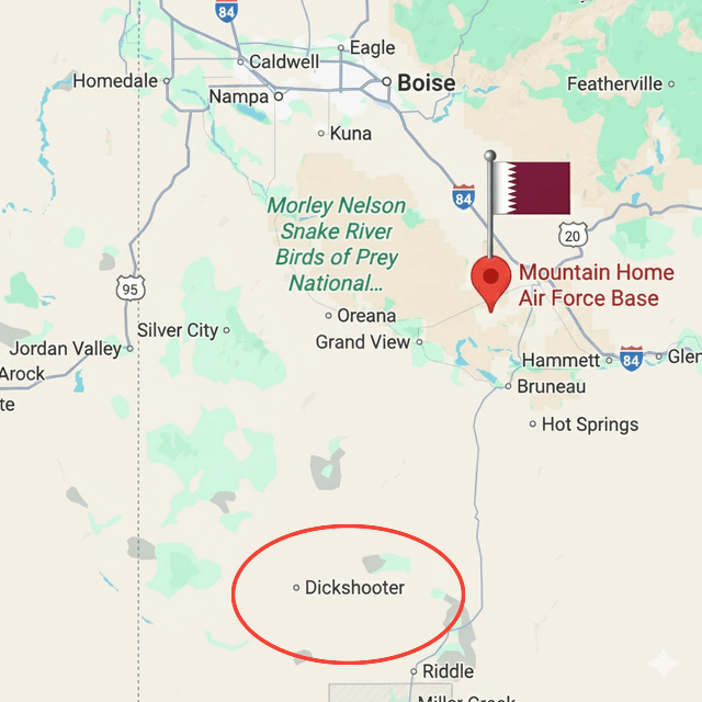 Unique Place Names in Idaho Map Unique Place Names in Idaho Map