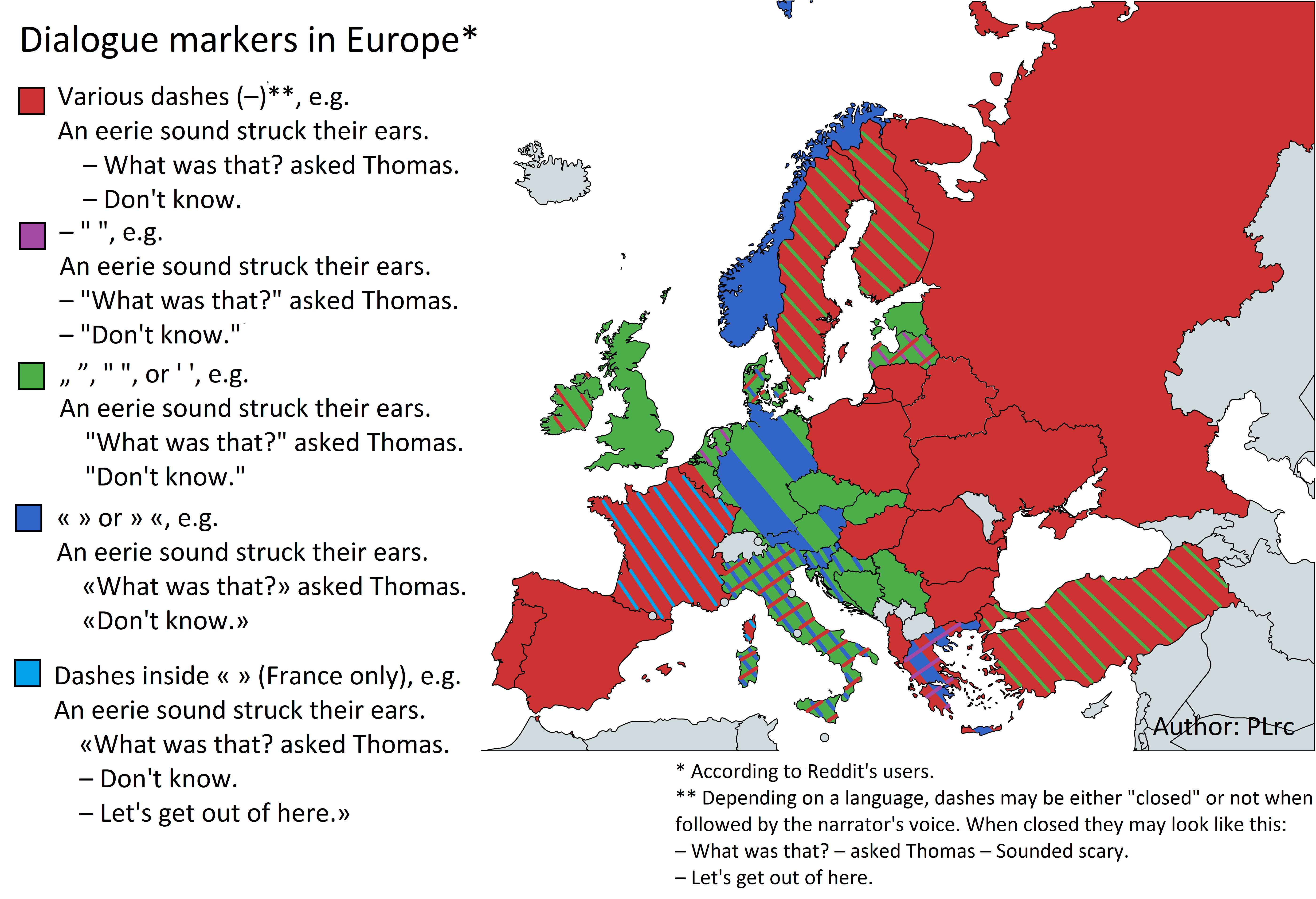 Dialogue Markers in Europe Map Dialogue Markers in Europe Map