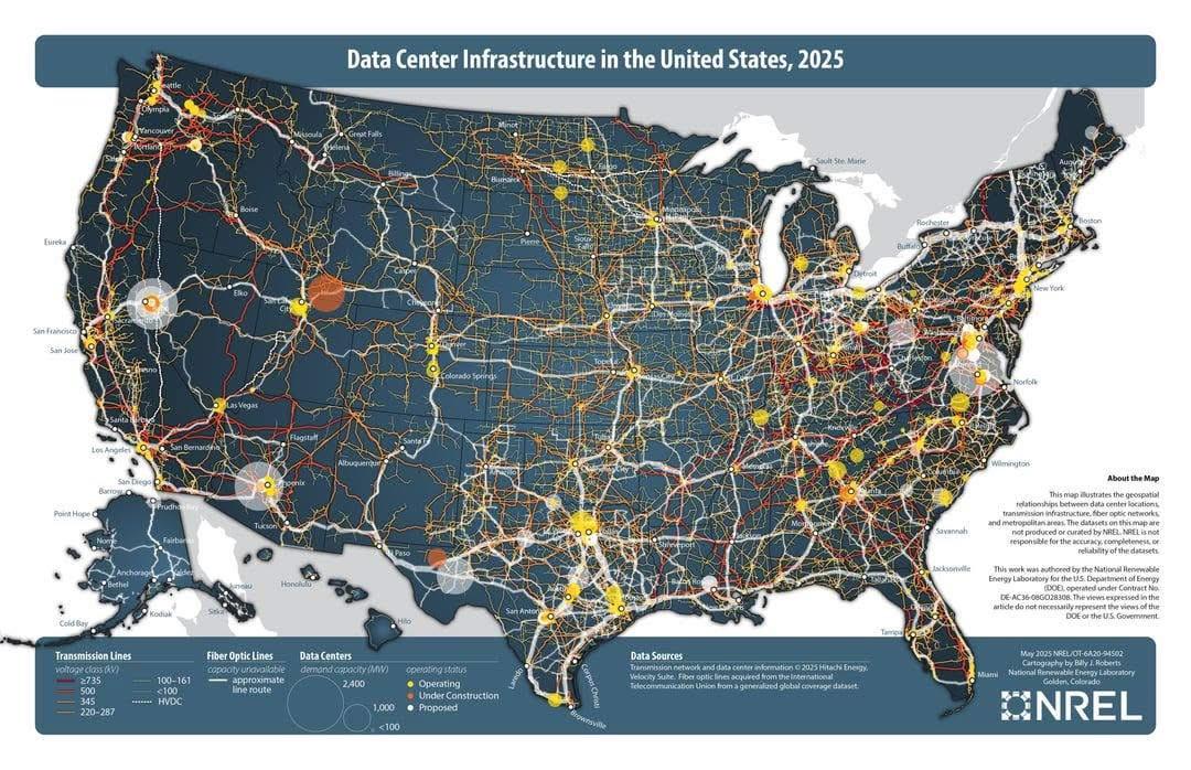Data Center Infrastructure Map Data Center Infrastructure Map