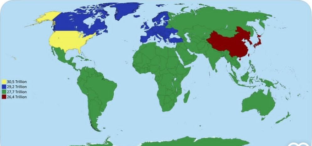 Equal GDP Distribution Map by Region Equal GDP Distribution Map by Region