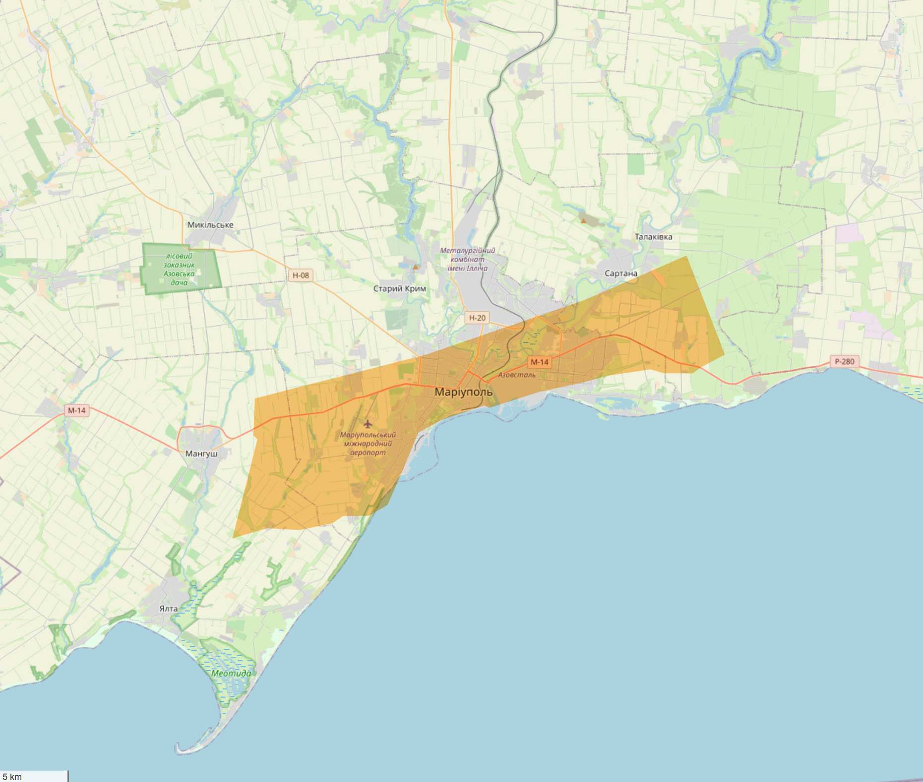 Destruction Map of Mariupol and Gaza Destruction Map of Mariupol and Gaza