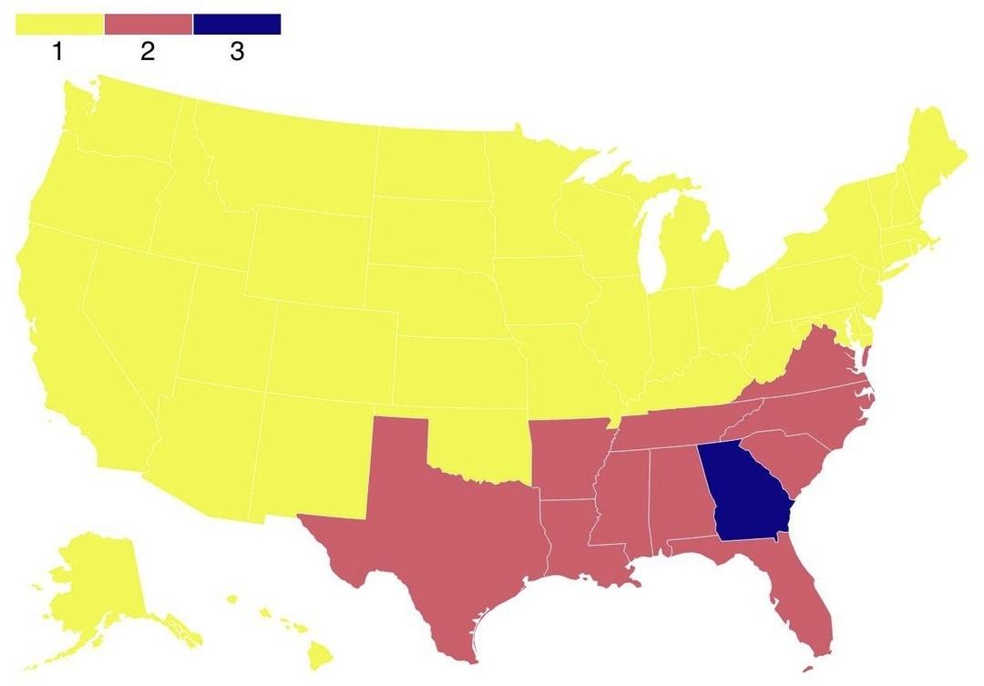 Map of States by Admission into the Union Map of States by Admission into the Union