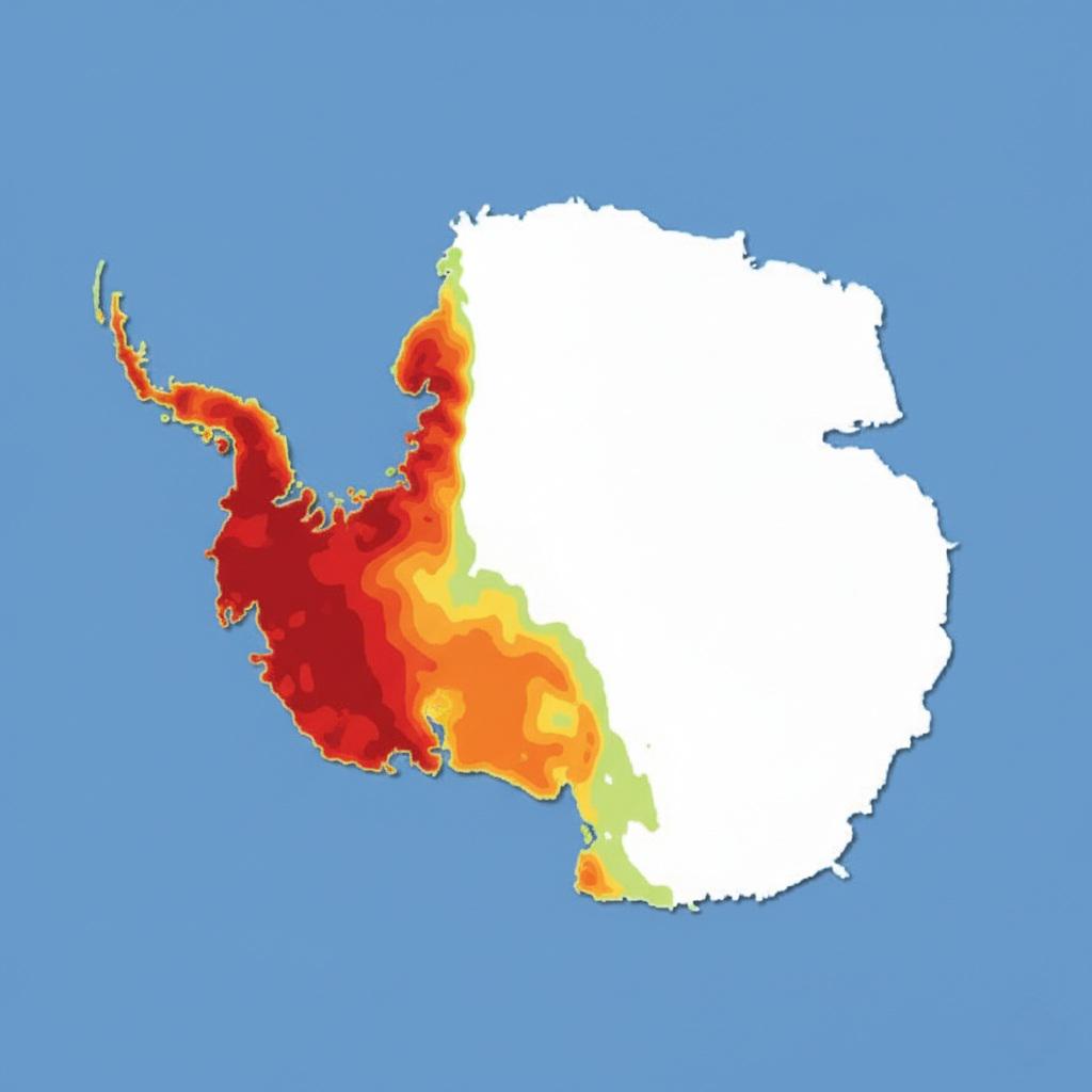 Map of Most Visited Areas of Antarctica Map of Most Visited Areas of Antarctica