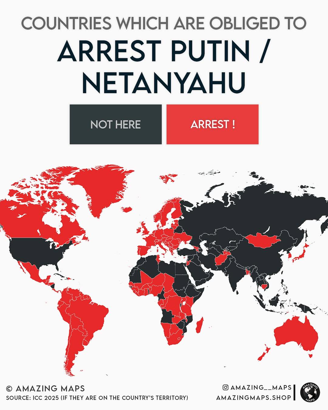 ICC Arrest Obligation Countries Map ICC Arrest Obligation Countries Map