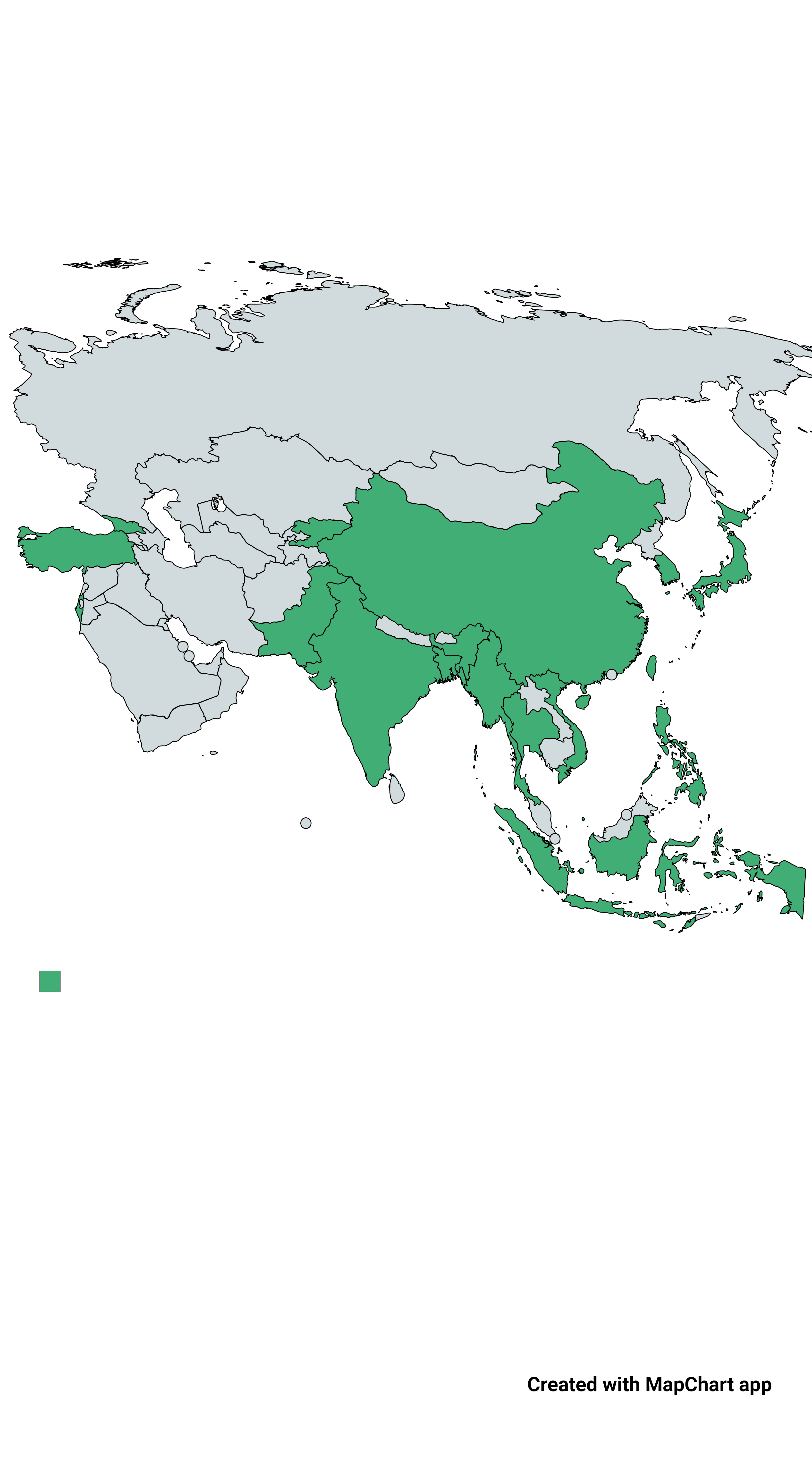 Map of Asian Countries with Female Leaders Map of Asian Countries with Female Leaders