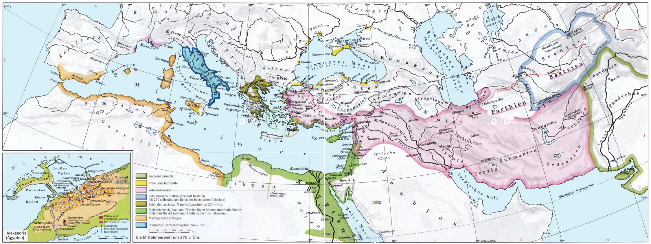 Political Map of the Old World in 270 BC Political Map of the Old World in 270 BC