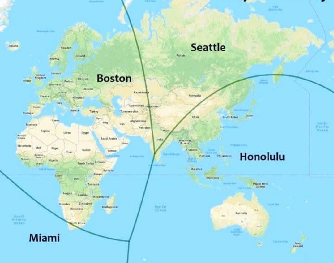 Nearest Major American City Map Nearest Major American City Map