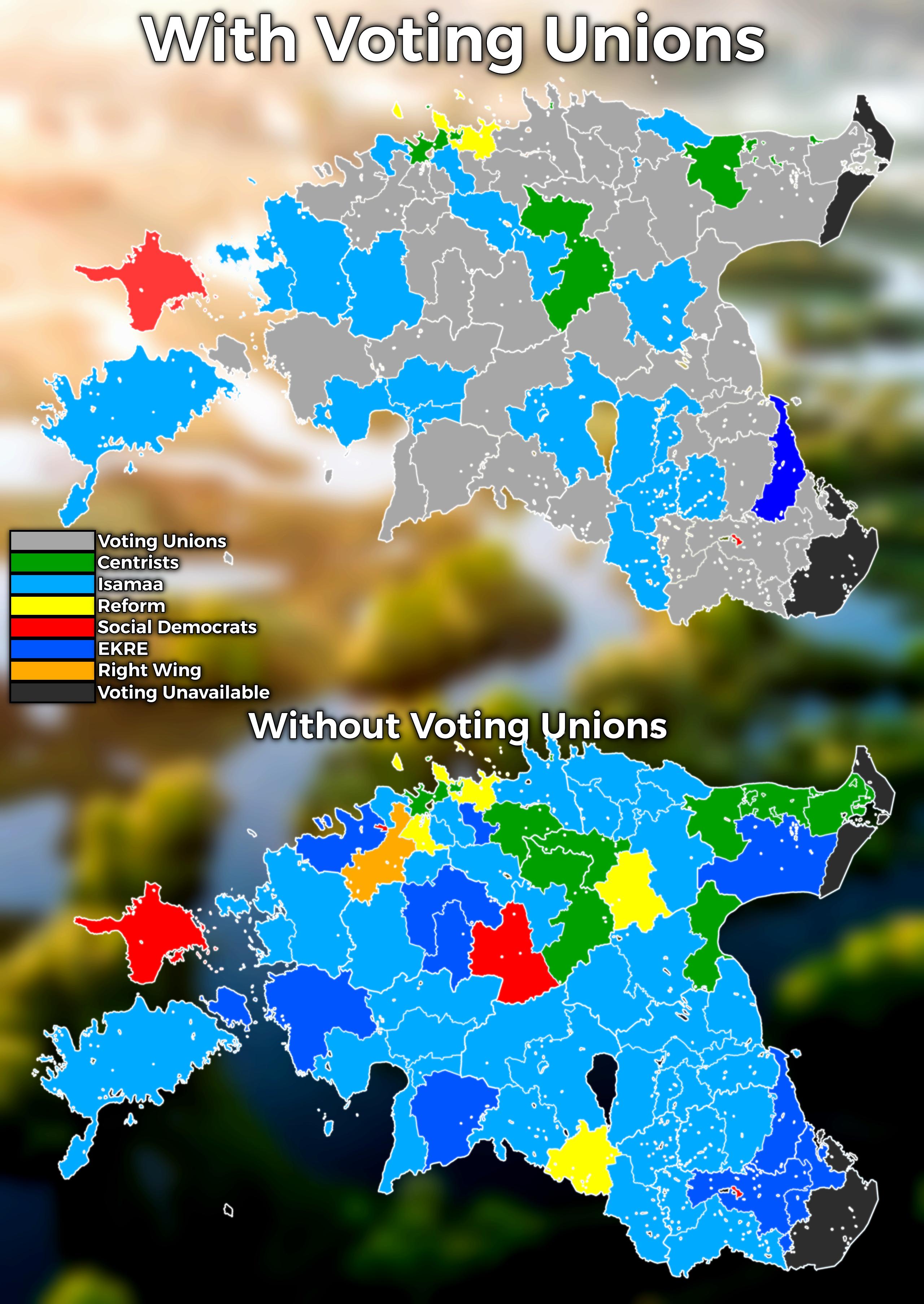 Estonian 2025 Municipal Election Results Map Estonian 2025 Municipal Election Results Map