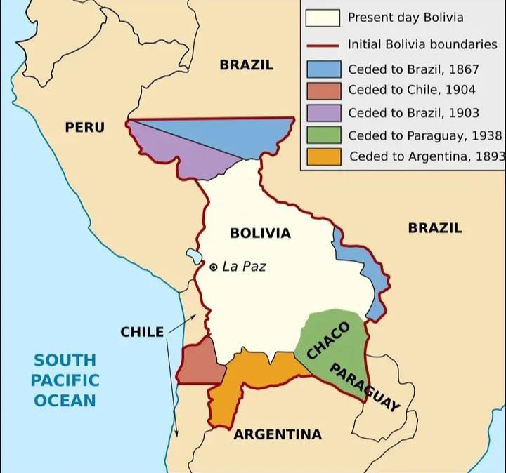 Bolivia Territorial Loss and Resilience Map Bolivia Territorial Loss and Resilience Map