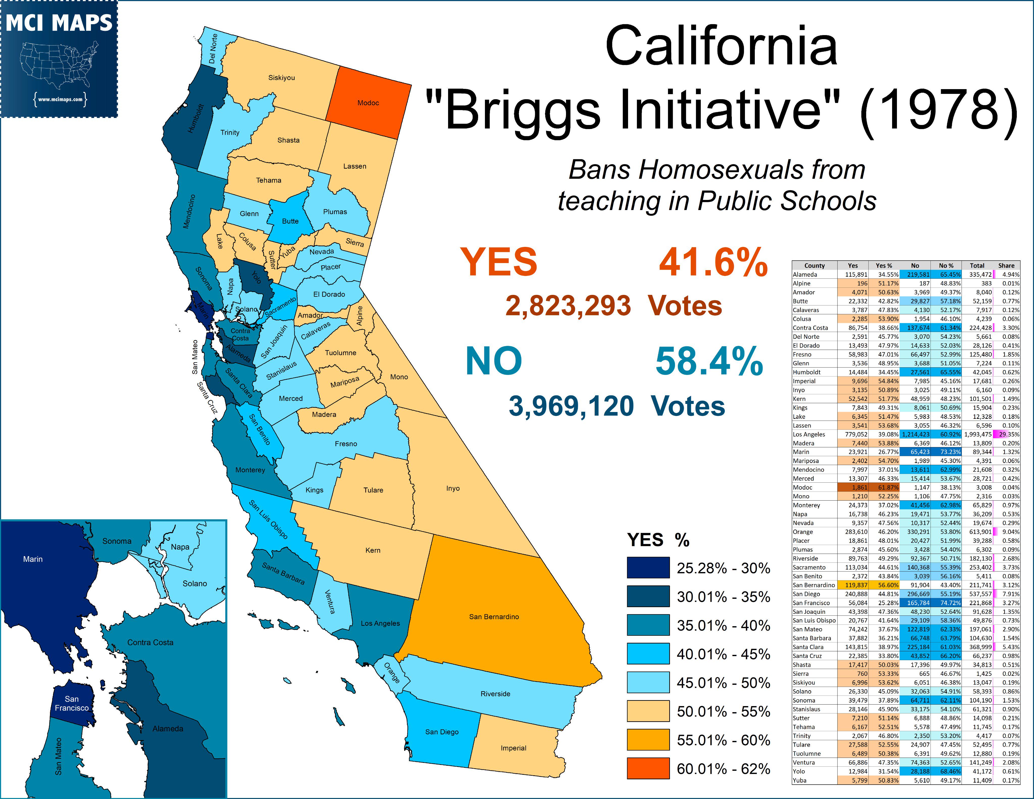 California Briggs Initiative Map and Its Impact California Briggs Initiative Map and Its Impact