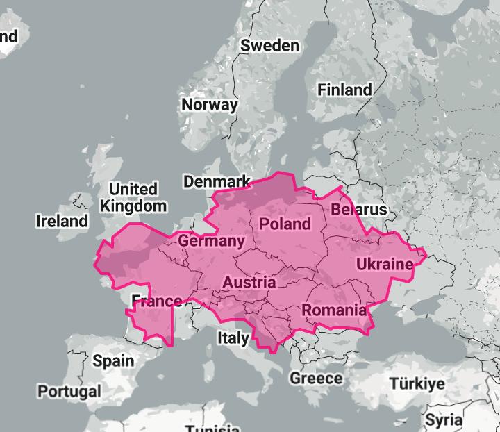 Kazakhstan Size Compared to Europe Map Kazakhstan Size Compared to Europe Map