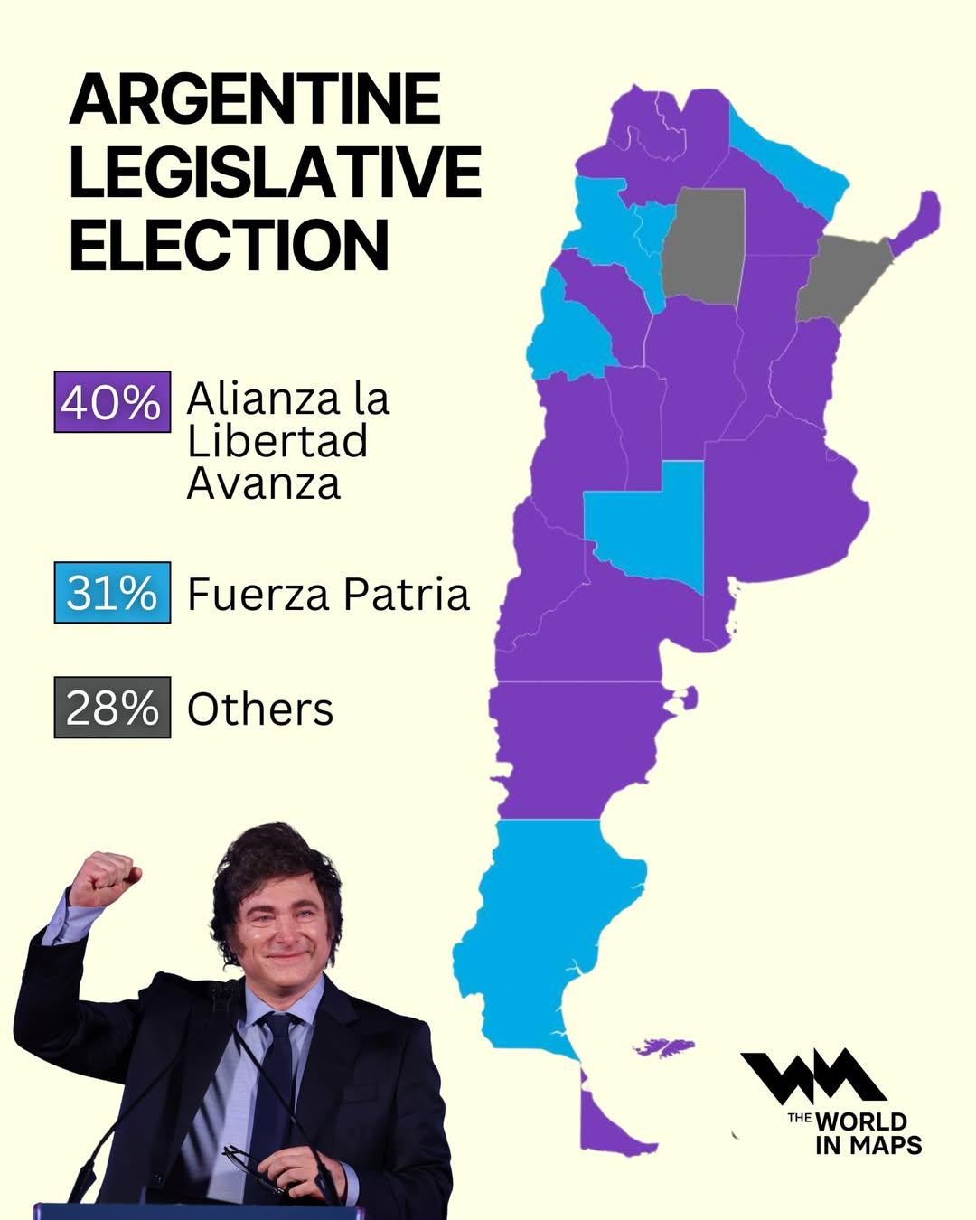 Argentina Legislative Election Results Map Argentina Legislative Election Results Map