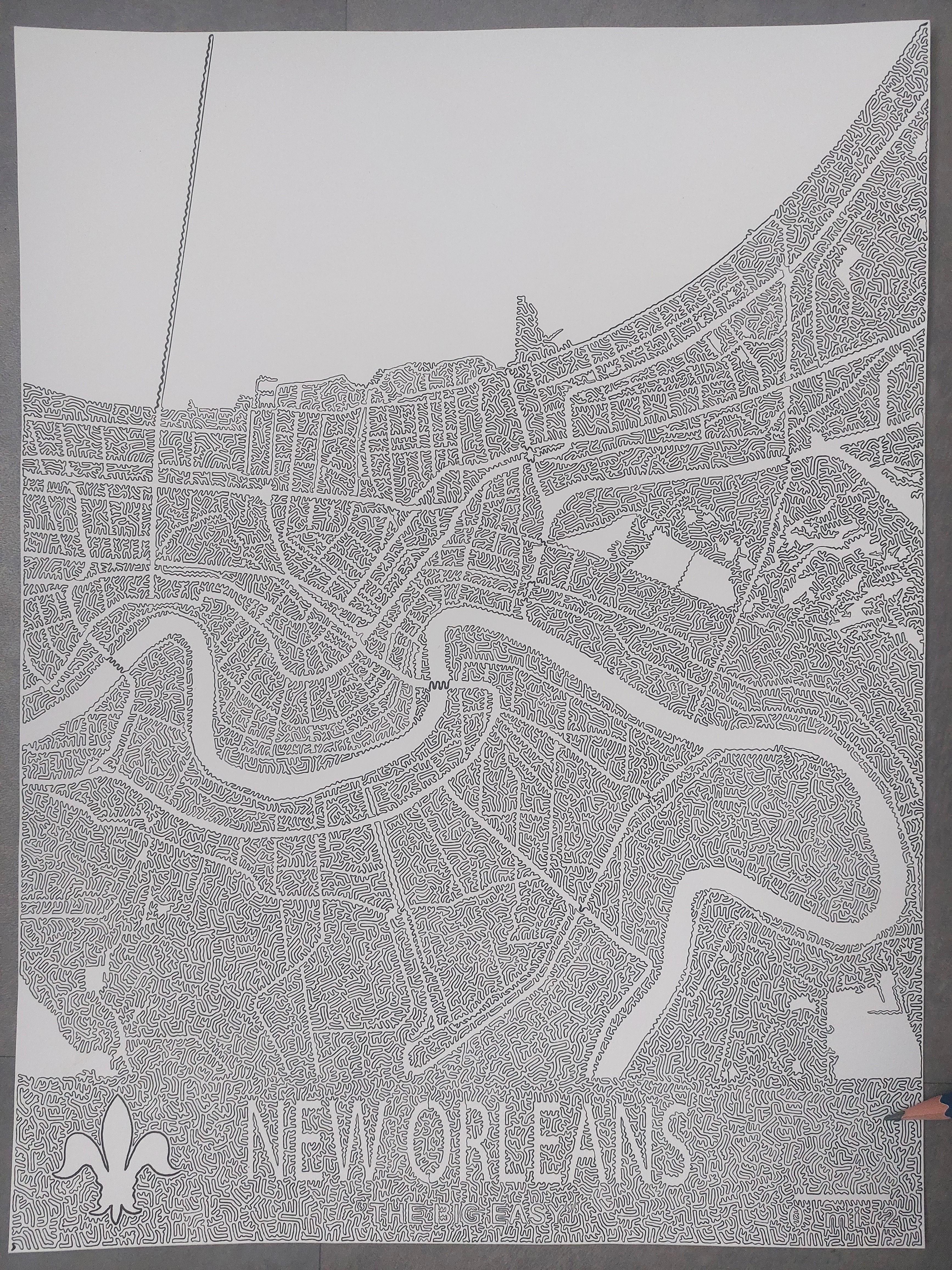 New Orleans One-Line Map Overview New Orleans One-Line Map Overview